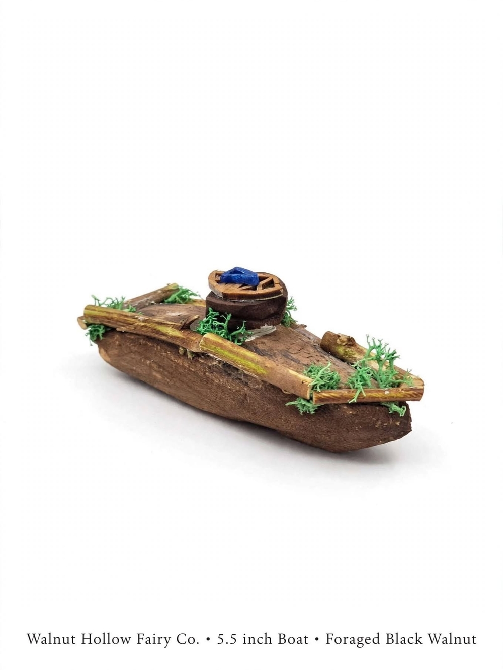 Walnut Hollow Fairy Co. DIY Boat Kit - 5.5" Walnut Shell